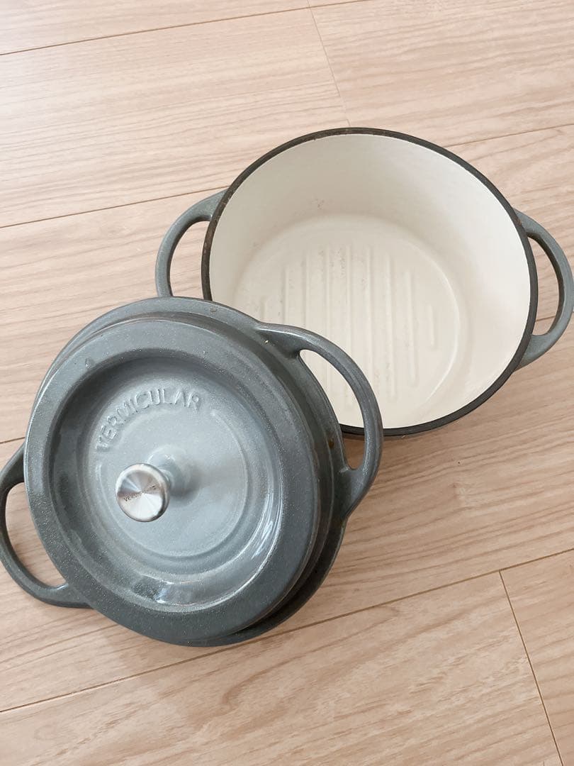 VERMICULAR 両手鍋 グレー 18cm