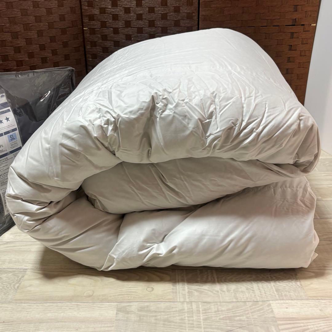 グースダウン羽毛掛ふとん　ダウン90% イオントップバリュ　定価39800円