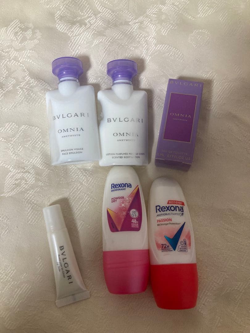 BVLGARI エミレーツ航空　ファーストクラス　ビジネスクラス　セット