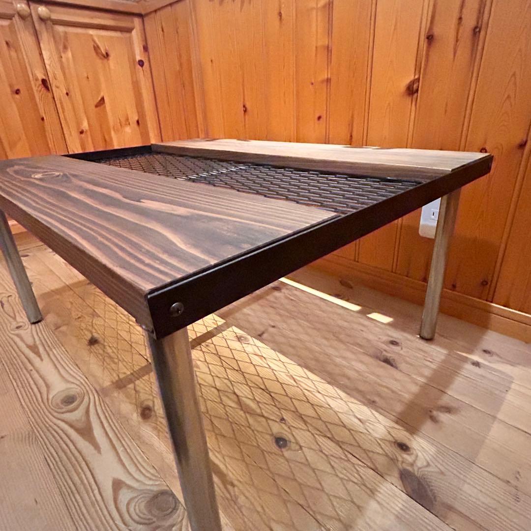 No.571 アイアンローテーブル コーヒーテーブル　リビングセンターテーブル