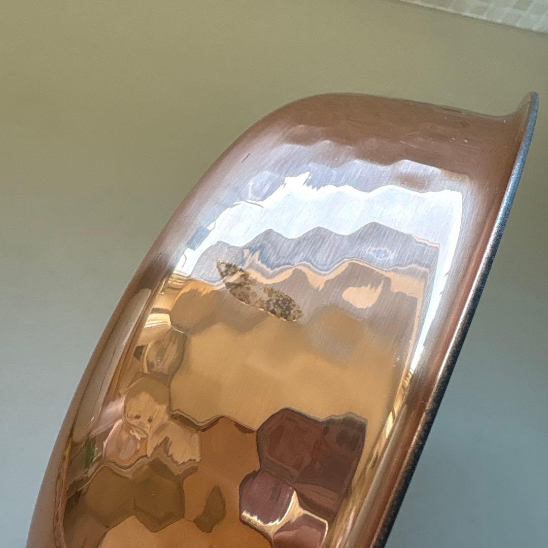 新光金属　フッ素加工　 銅製フライパン 新光堂 日本製 純銅 21㎝