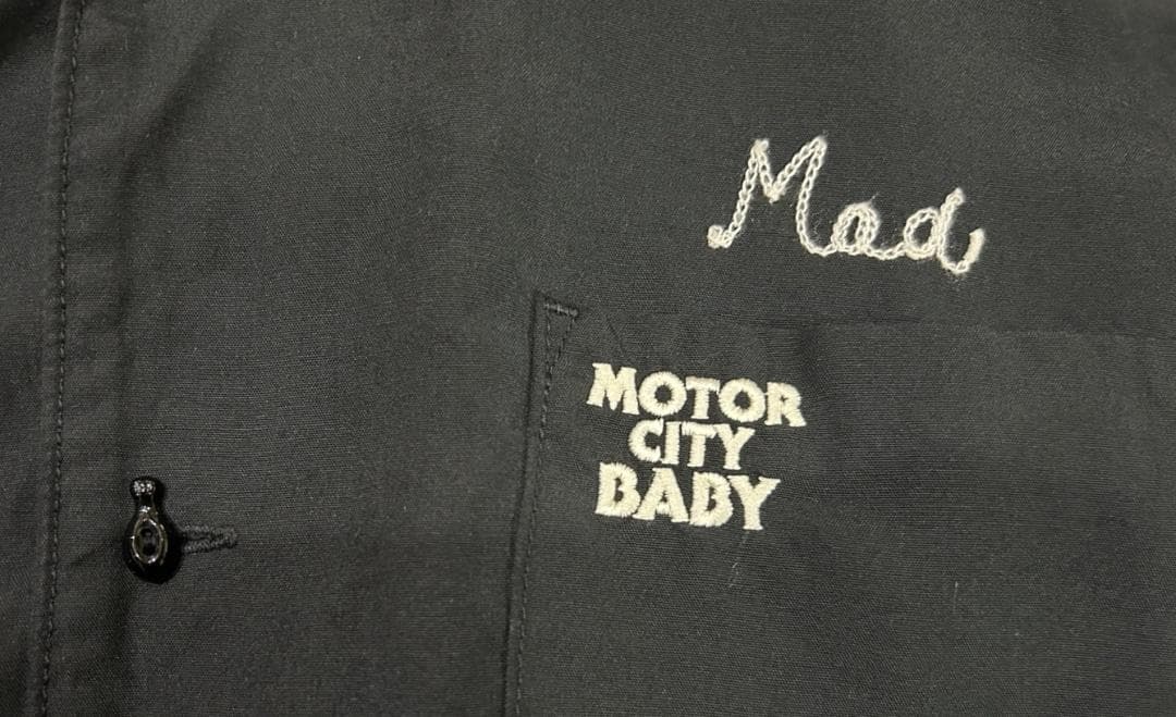 ＊HYSTERIC GLAMOUR BAD 刺繍 ピンボタン ボーリングシャツ