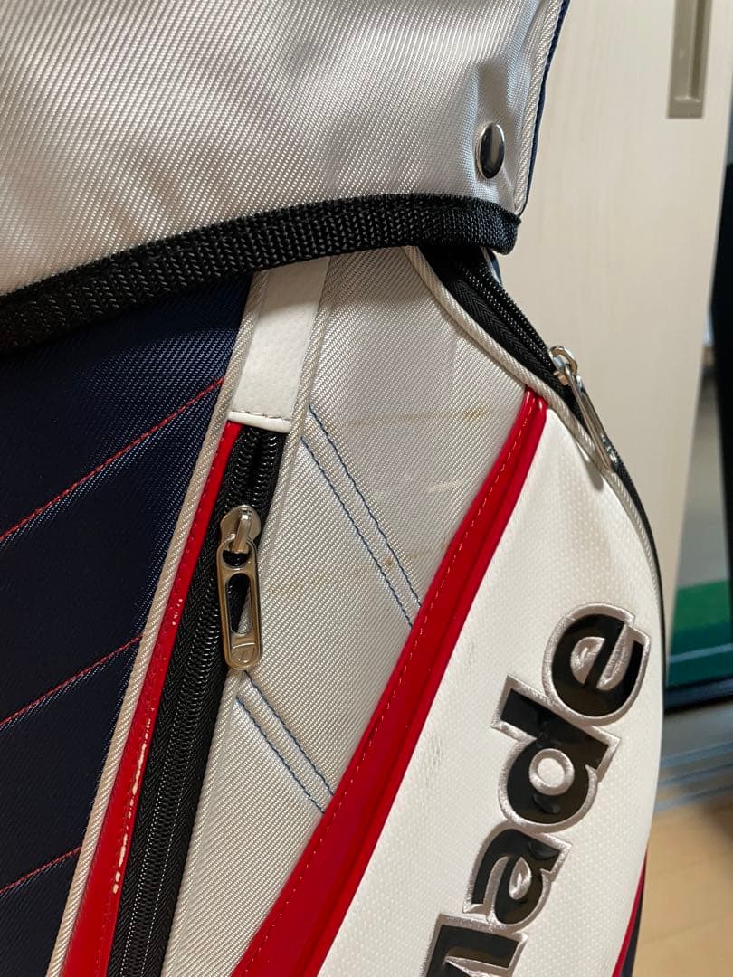 TaylorMade キャディバッグ ホワイト/ネイビー/レッド