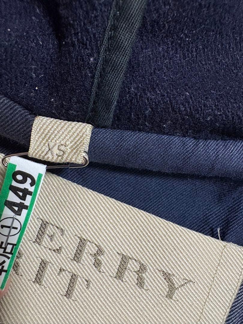 BURBERRY BRIT ダッフルコート ネイビー XS
