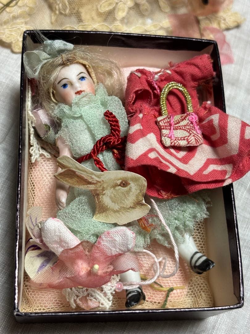 セール中　フレンチミニョネット　人形　アンティークビスクドール ミニョネット