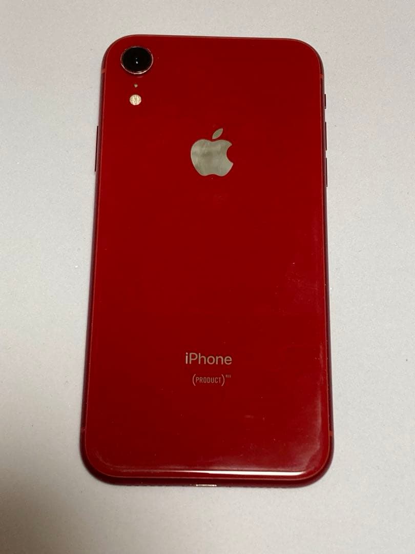 iPhone XR 64GB レッド　SIMフリー利用制限有無:○ 初期化済み2