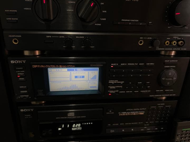 内蔵BT変更可能SONY リバティ LBT-V810システムコンポ　中古品貴重