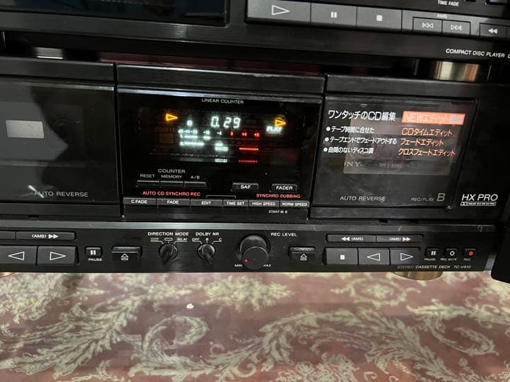 内蔵BT変更可能SONY リバティ LBT-V810システムコンポ　中古品貴重