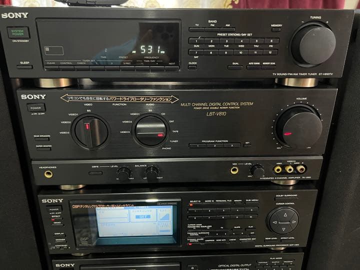 内蔵BT変更可能SONY リバティ LBT-V810システムコンポ　中古品貴重