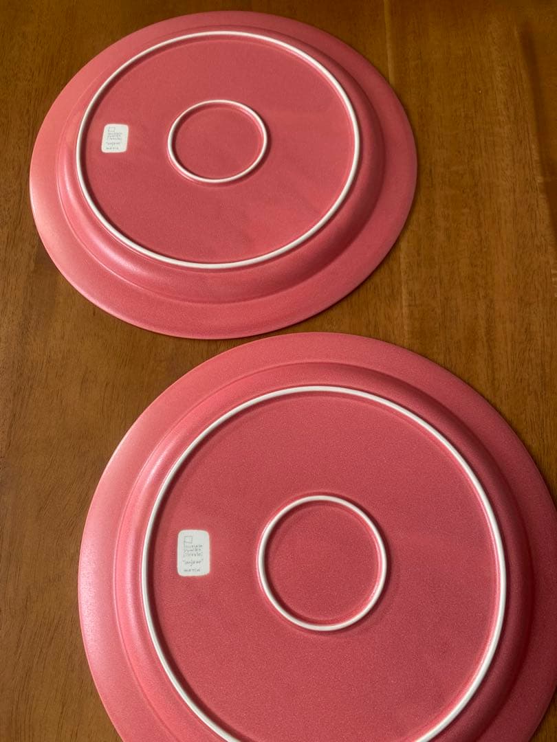 イイホシユミコ　アンジュール　プレート　２枚セット　28cm ピンク　限定品