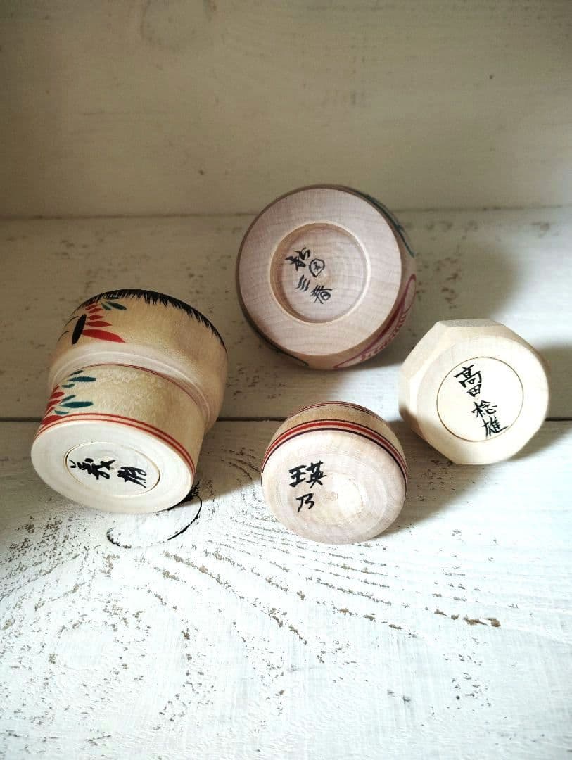 こけし　4点セット