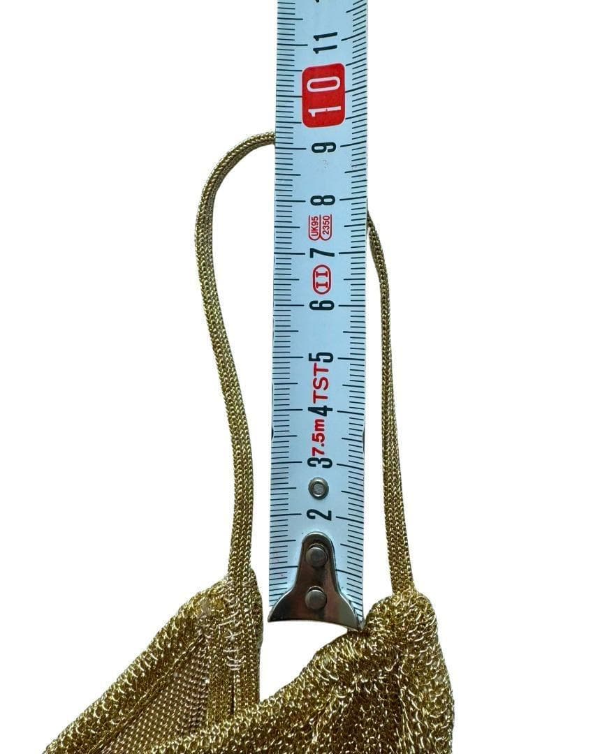 John Galliano Y2K ゴールド キャミ トップ 裏地付き サイズS