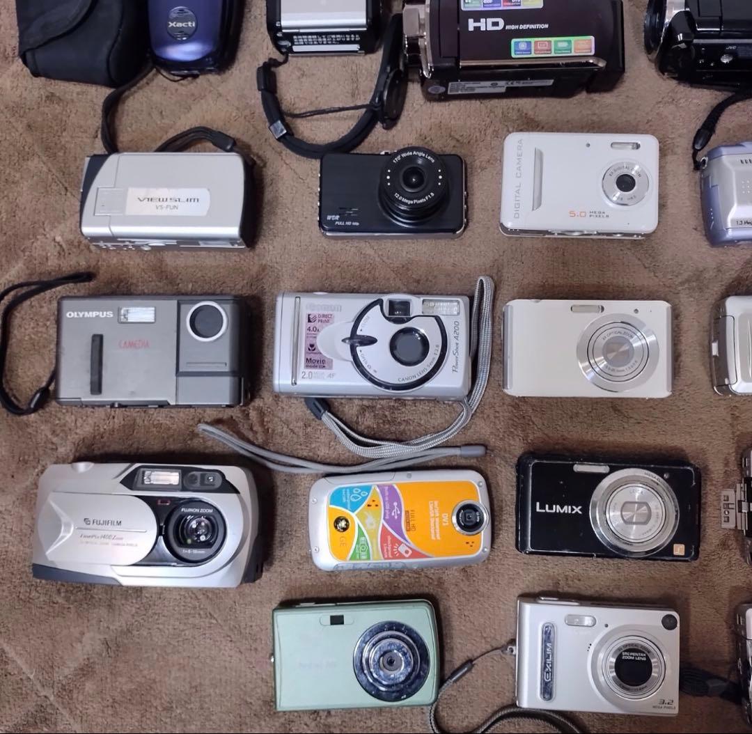 デジタルカメラ 大量 まとめ セット コンパクト コンデジ35台