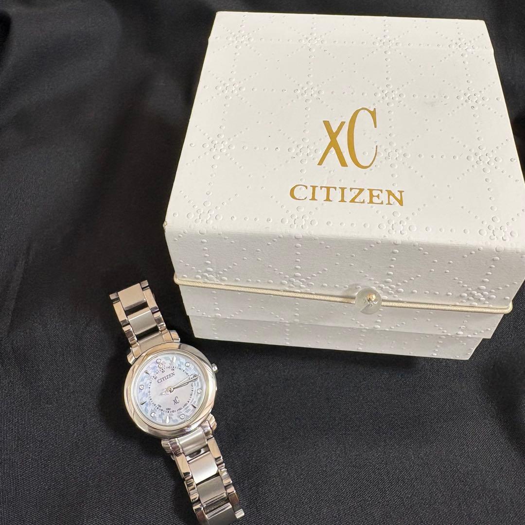 動作良好 CITIZEN シチズン XC シルバー レディース腕時計 5341