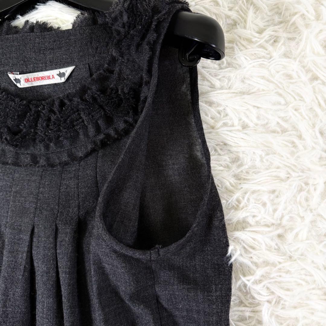 オレボレブラ ワンピース ノースリーブ 白雪姫 ブタさん 刺繍 フリル