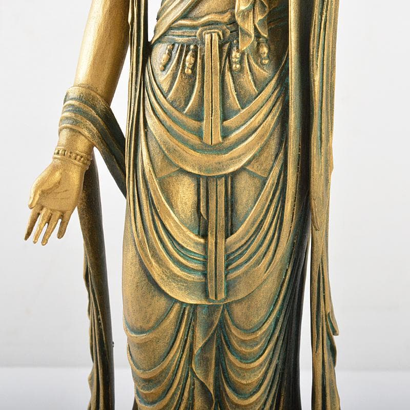 大仏師　松久宗琳作　ブロンズ　瑠璃観音像　仏像　高さ約35.5cm　HR5873