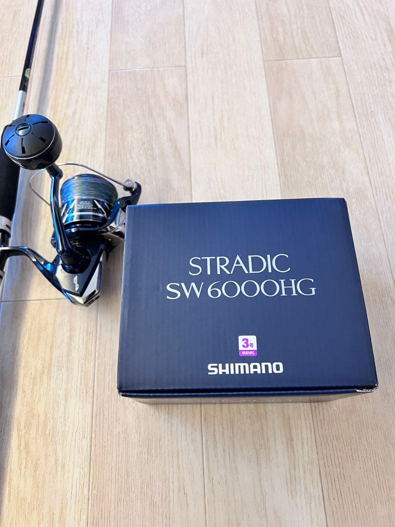 シマノグラップラー BBロッド & Stradic SW6000HGリールセット