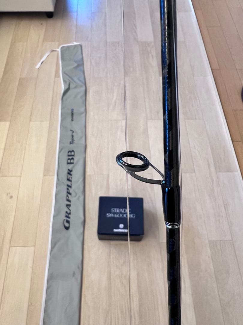 シマノグラップラー BBロッド & Stradic SW6000HGリールセット