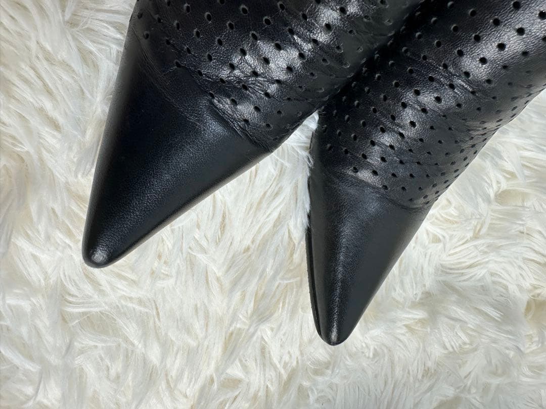 希少DIRK BIKKEMBERGS ブラックミュール＆ブーツ2way35.5