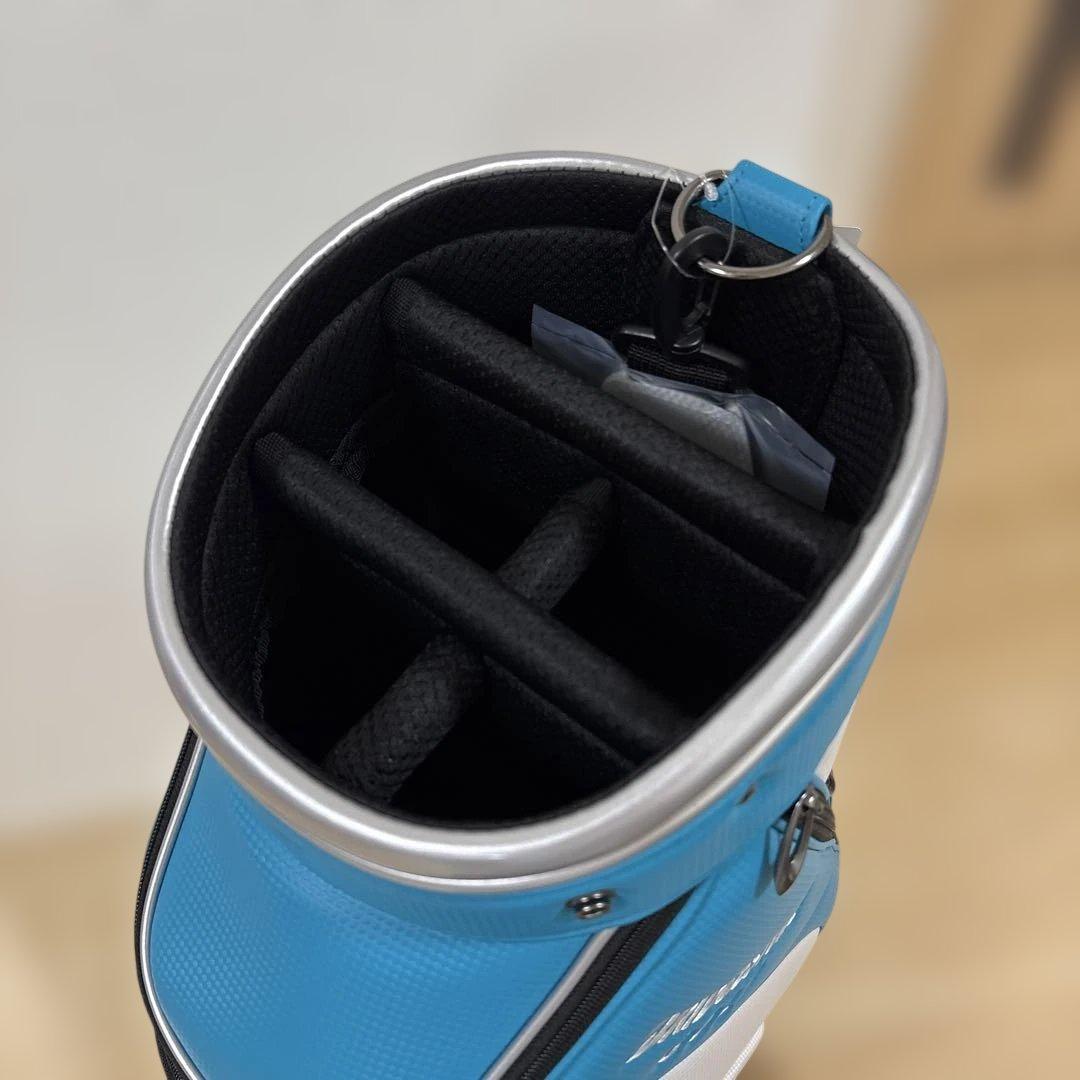 ブリヂストン　キャディーバッグ　ターコイズ