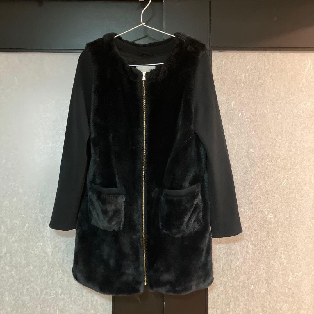 定価6万　【美品】VICKY ネイビー 3wayモッズコート ファーライナー付き