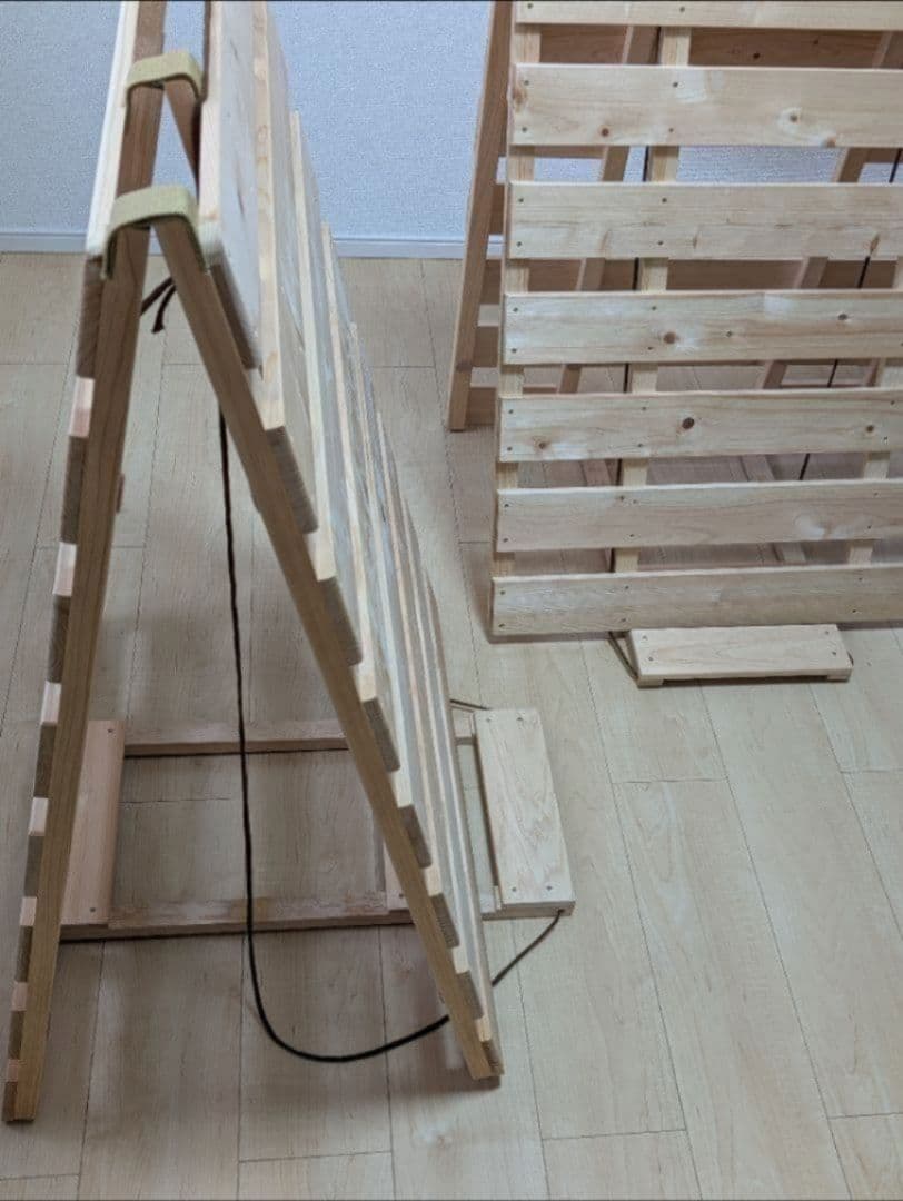 国産　天然木　ダブル　めいじ屋　すのこベッド　すのこ　ベット