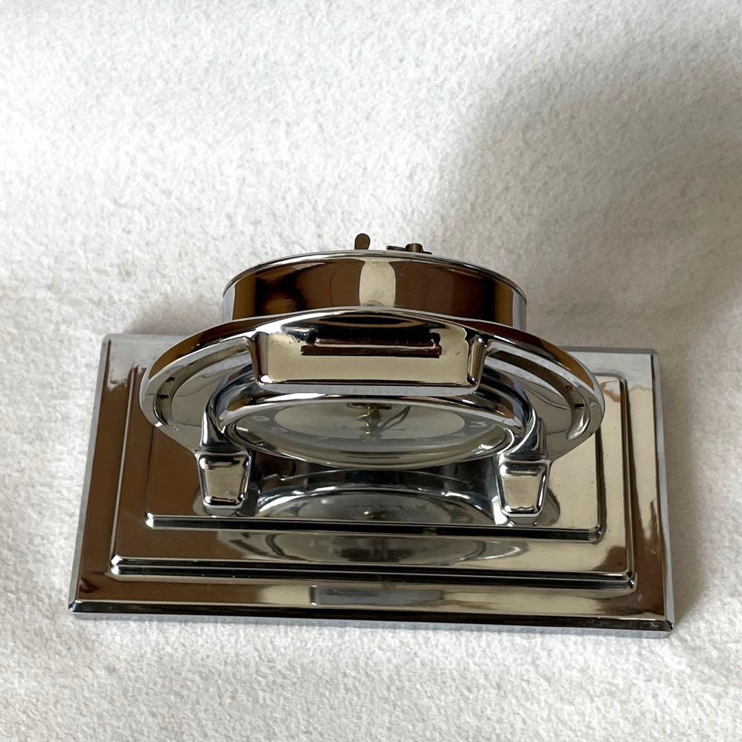 Lux ヴィンテージ 時計置物 1930年代 クローム ラックス グッドラック