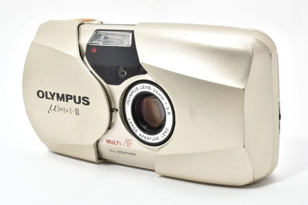 【希少】 OLYMPUS オリンパス μ-II コンパクト フィルムカメラ