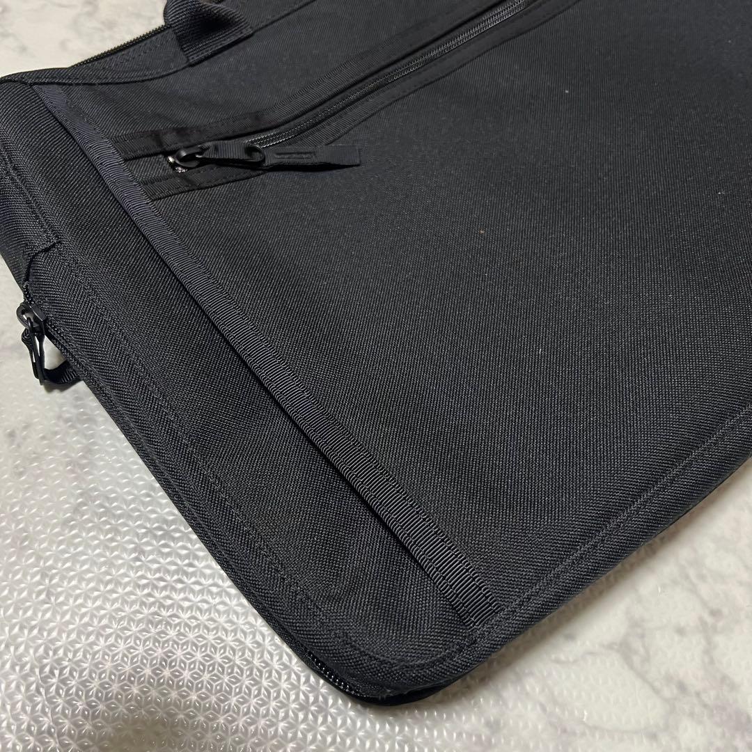 未使用品　ポーター　ビジネスバック　キャンバス　レザー　黒A4収納可