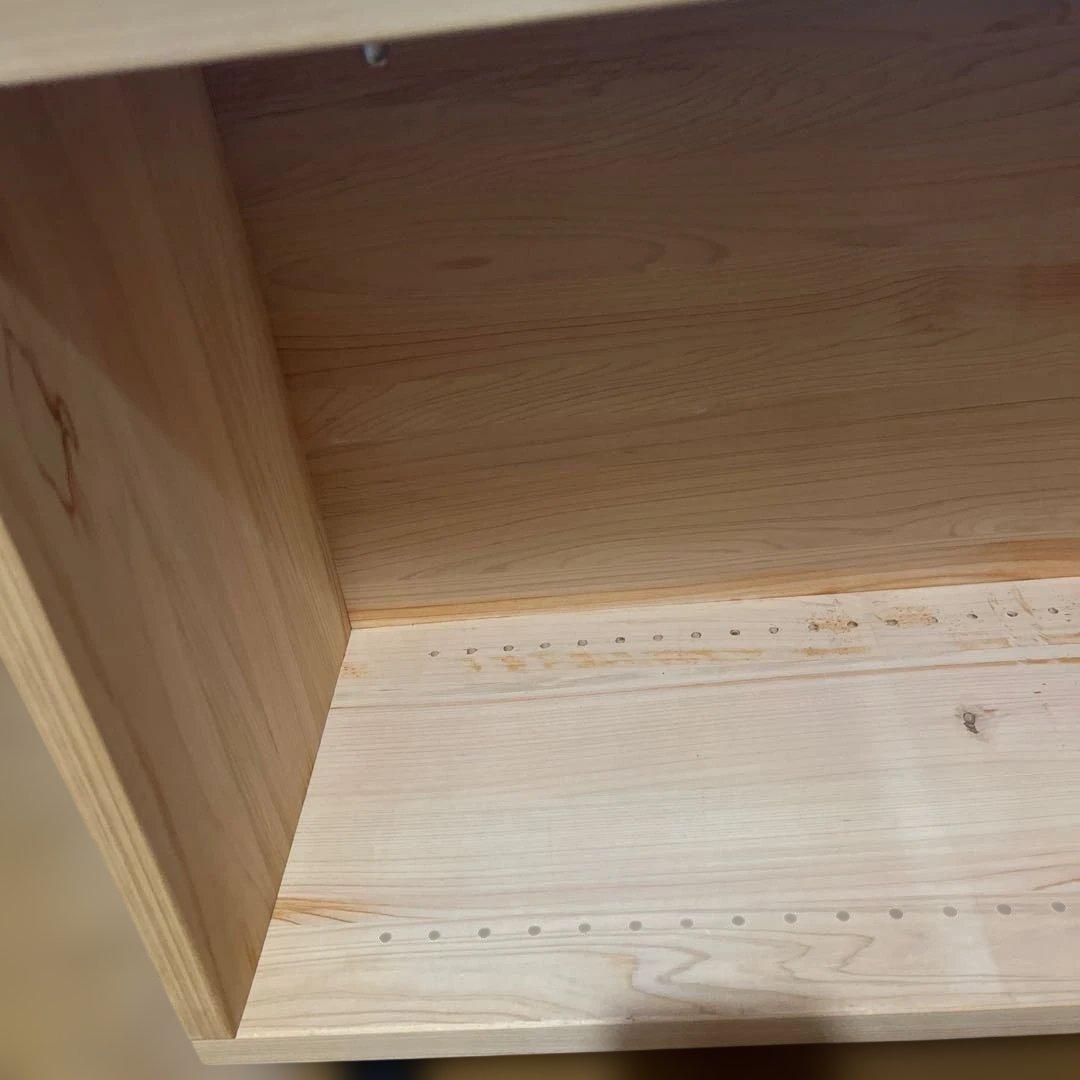 木製ローボード（紀州檜製 ）ベルメゾン