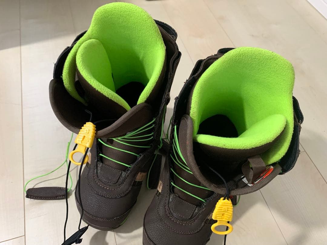 BURTONバートン⚫︎RULER スノーボードブーツ ブラウン/グリーン26cm