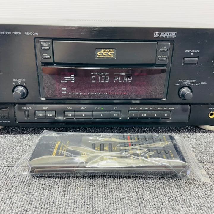 Panasonic コンパクトカセットデッキ DCCデッキ RS-DC10