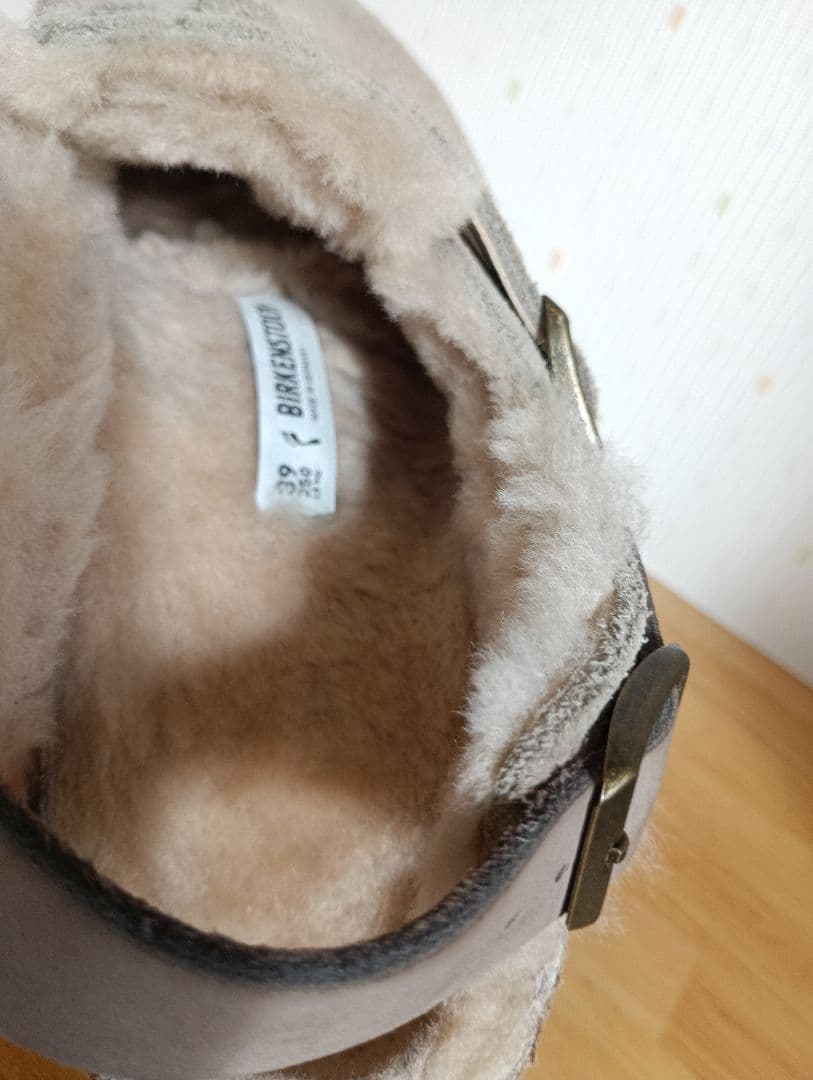 BIRKENSTOCK　ボストントキオ シアリング ナロー　ボアサンダル39