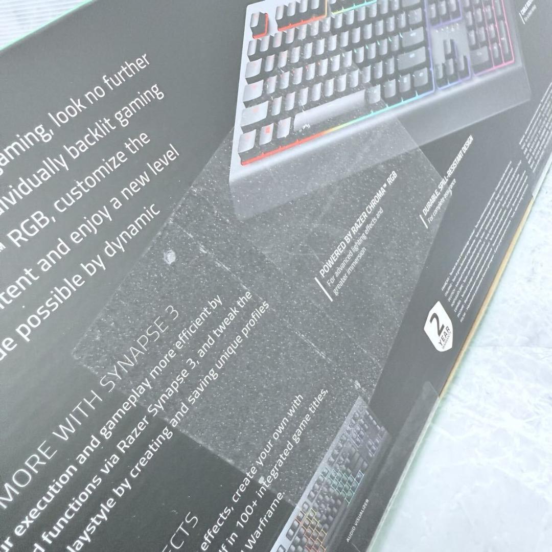 【未開封】Razer Cynosa V2　ゲーミングキーボード　英語US配列