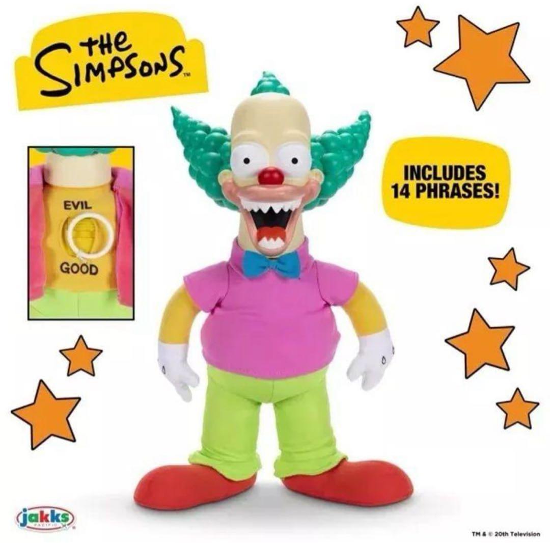 シンプソンズ クラスティ・ザ・クラウン トーキングフィギュア JAKKS