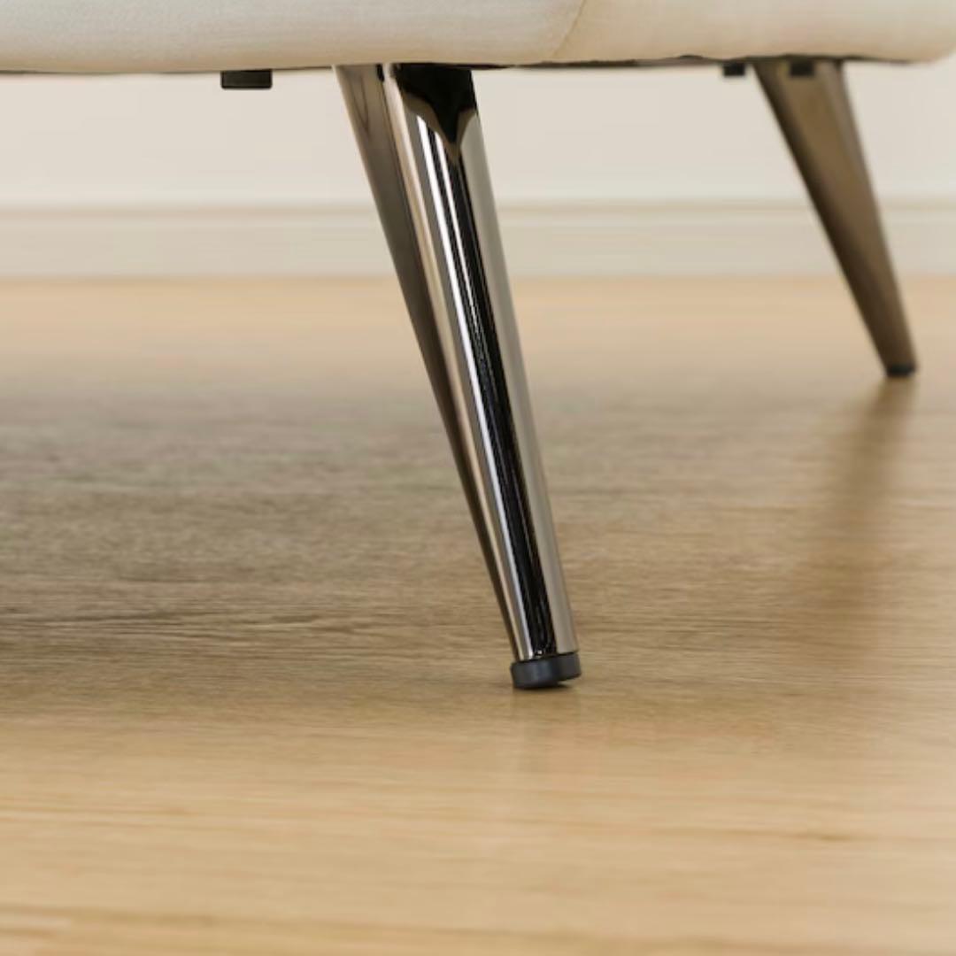 ニトリ 片肘カウチソファ 布張り 美品・使用感少なめ