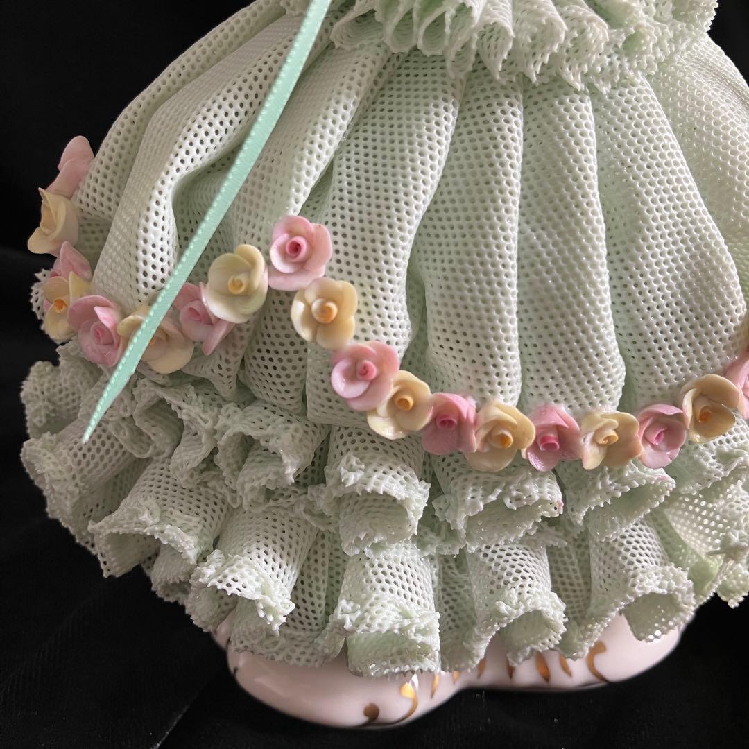 【匿名配送/希少】アイリッシュドレスデン/フィギュリン/エメラルドコレクション