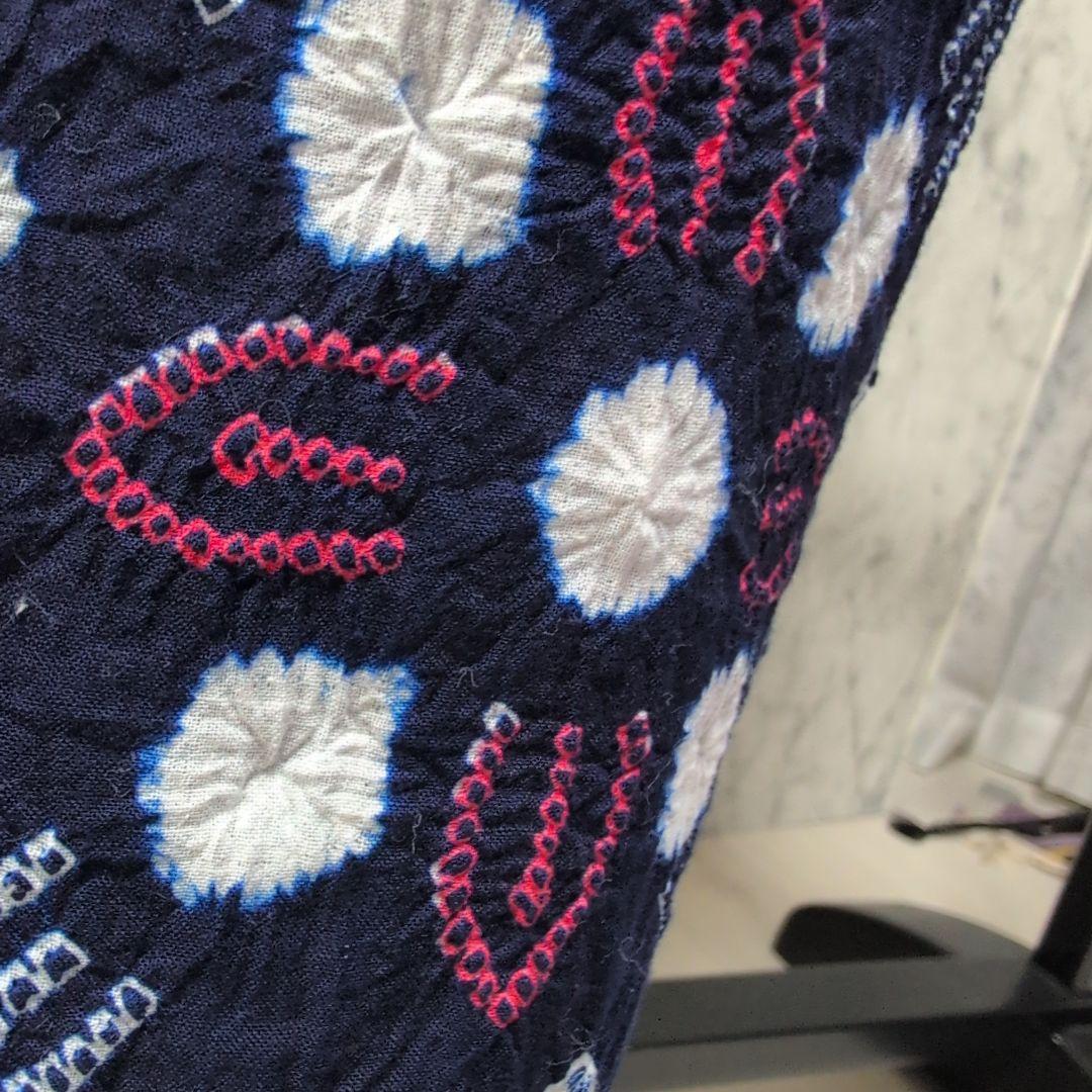 濱文子様ご購入高級有松絞り　肩当て居敷き当て付き　一部しつけ糸有り美品