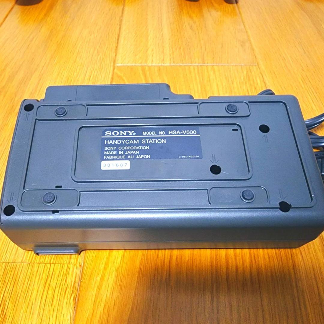 【動作確認済】SONY 高画質 Hi8 ビデオカメラ ステーションセット