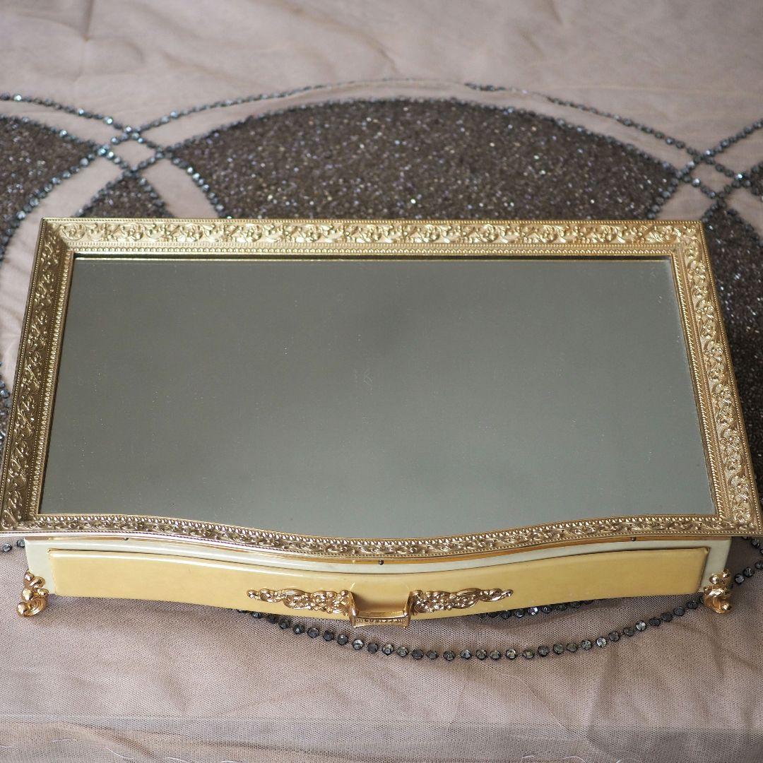 ジュエリートレイ ジュエリーケース 鏡 ミラー SHISEIDO ディスプレイ