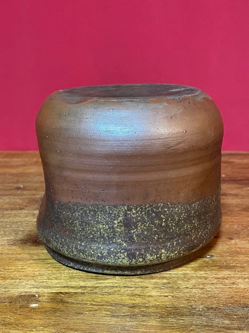 備前水指 裏千家十六代 坐忘斎 書付箱 無傷 備前焼 水指 茶道具 塗蓋付