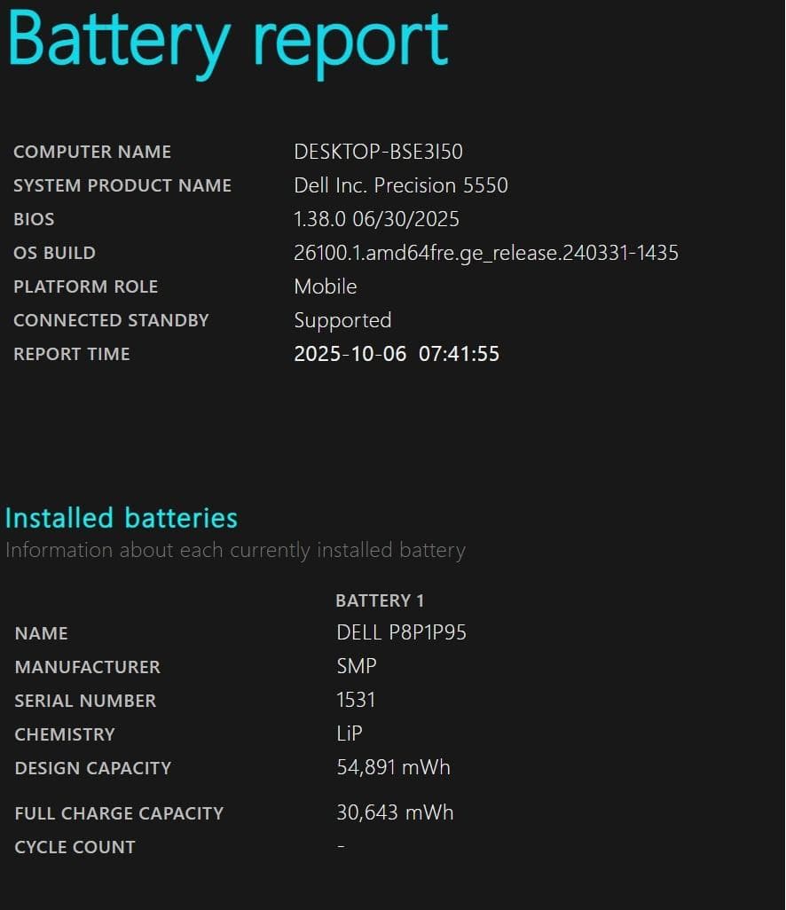 【即使用可】【美品】Dell Precision 5550 高性能 i7
