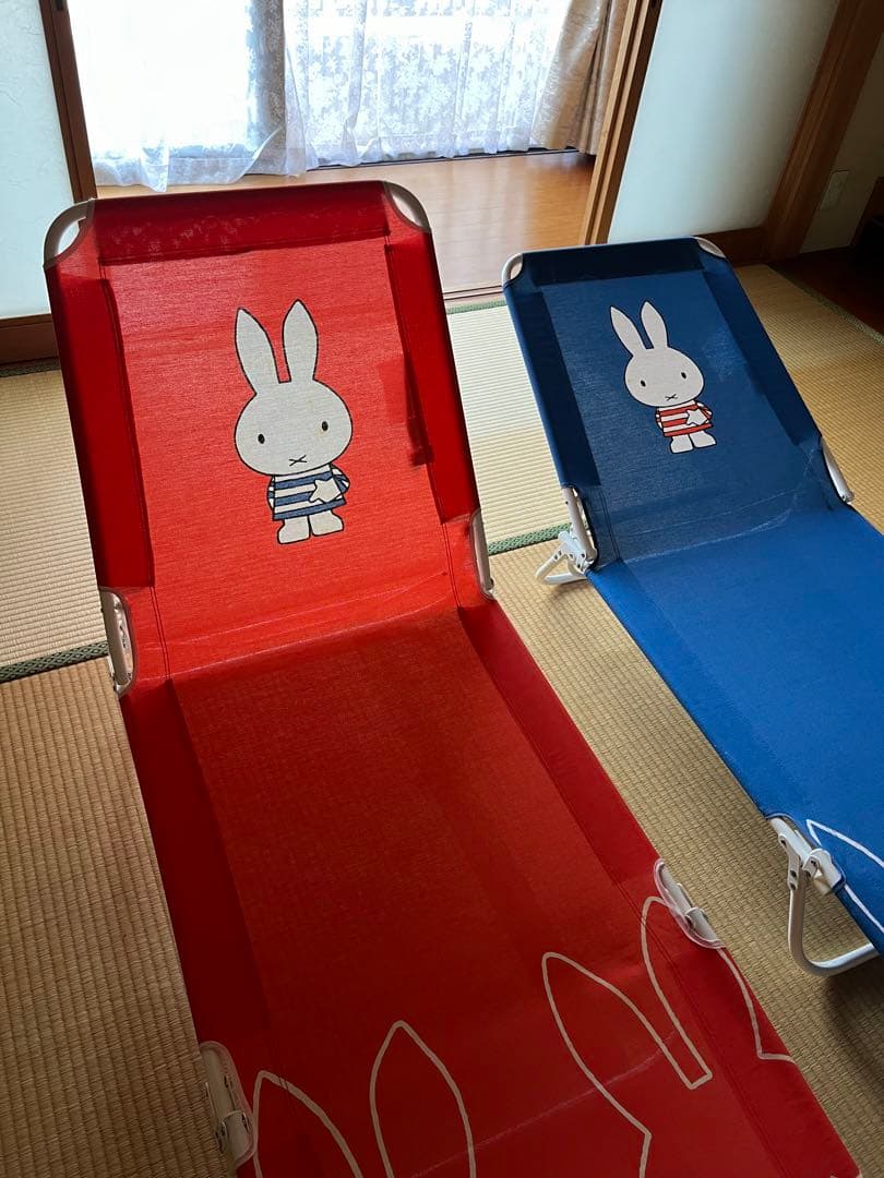 値下げ！折りたたみベッド　ボンボンベッド　サマーベッド　ミッフィー