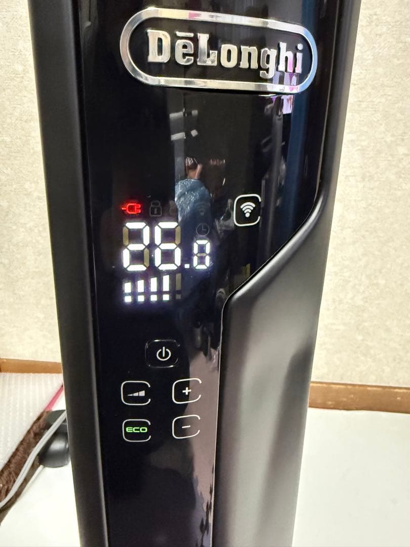 デロンギ オイルヒーター MDHAA15WIFI-BK1500 Wi-Fi付き