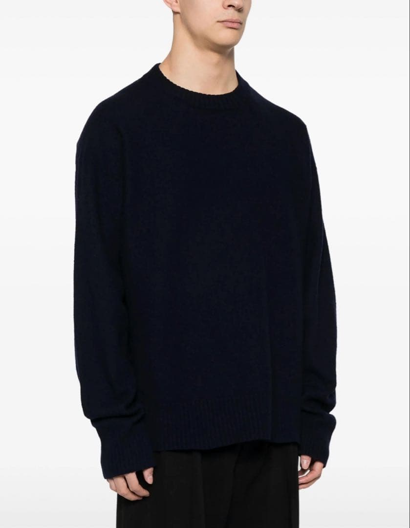 【タグあり】JIL SANDER Side Slit Wool Crewneck