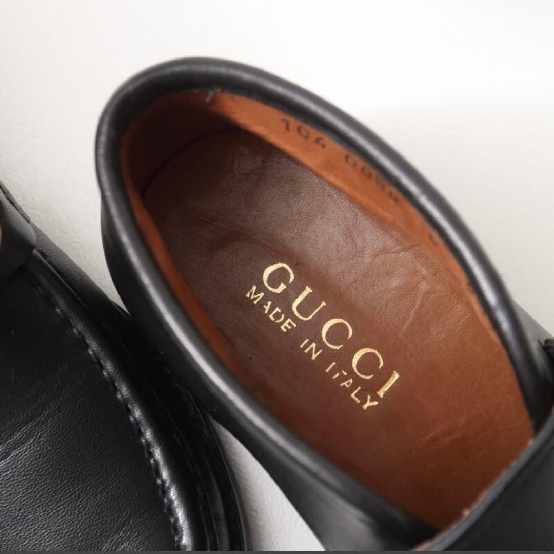 【美品】GUCCI グッチ ホースビット チャッカブーツ レザー ブラック