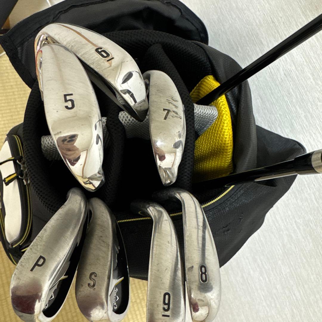 メンズ用callawayゴルフクラブセット９本WARBIRD