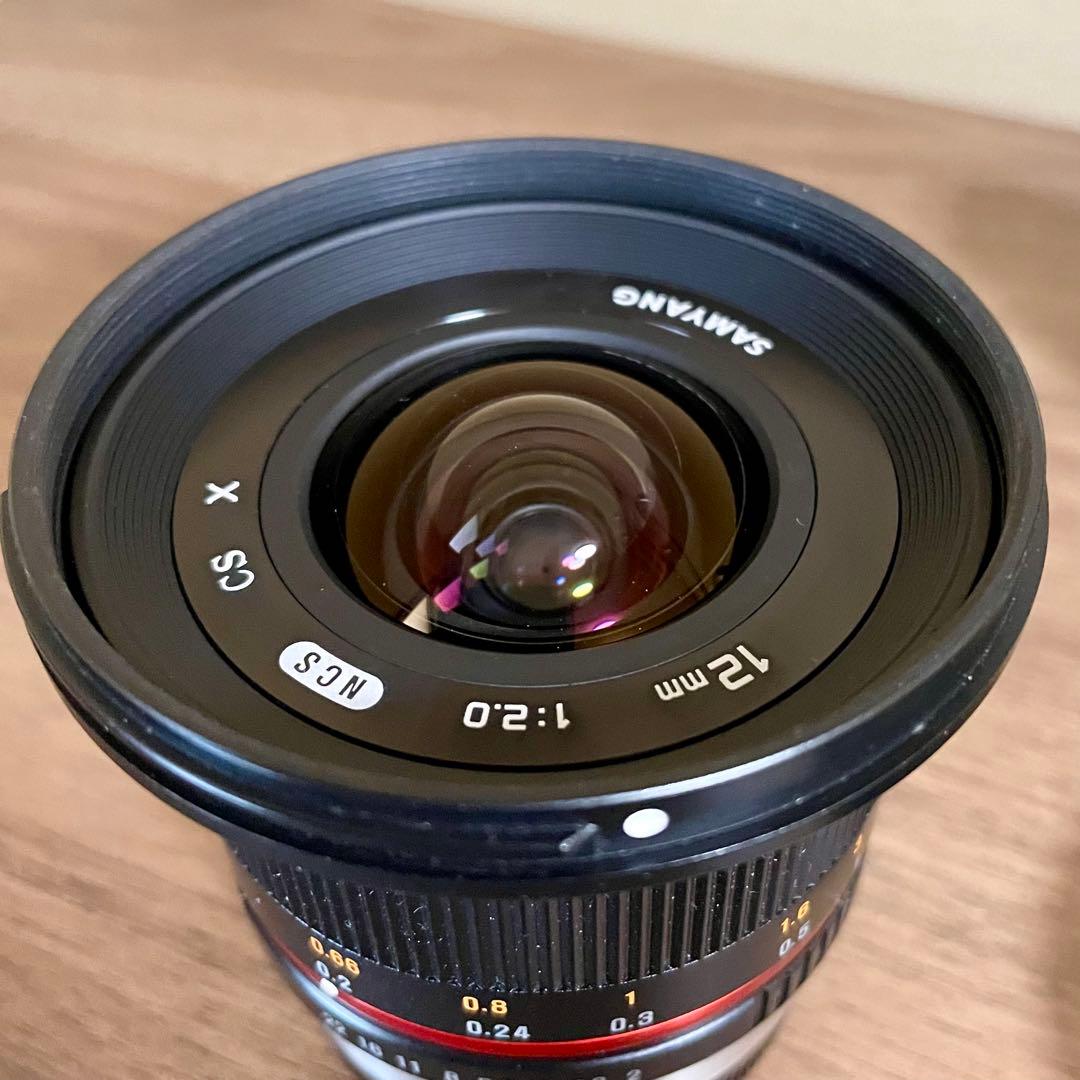 SAMYANG 12mm F2.0 NCS CS (フジフイルムX用) ブラック