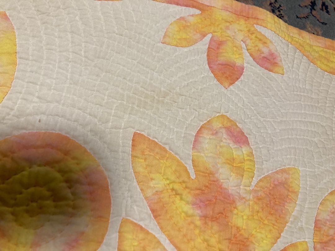 最終値下げ　ハワイアンキルトタペストリー　ハンドメイド【101cm✖️102cm】