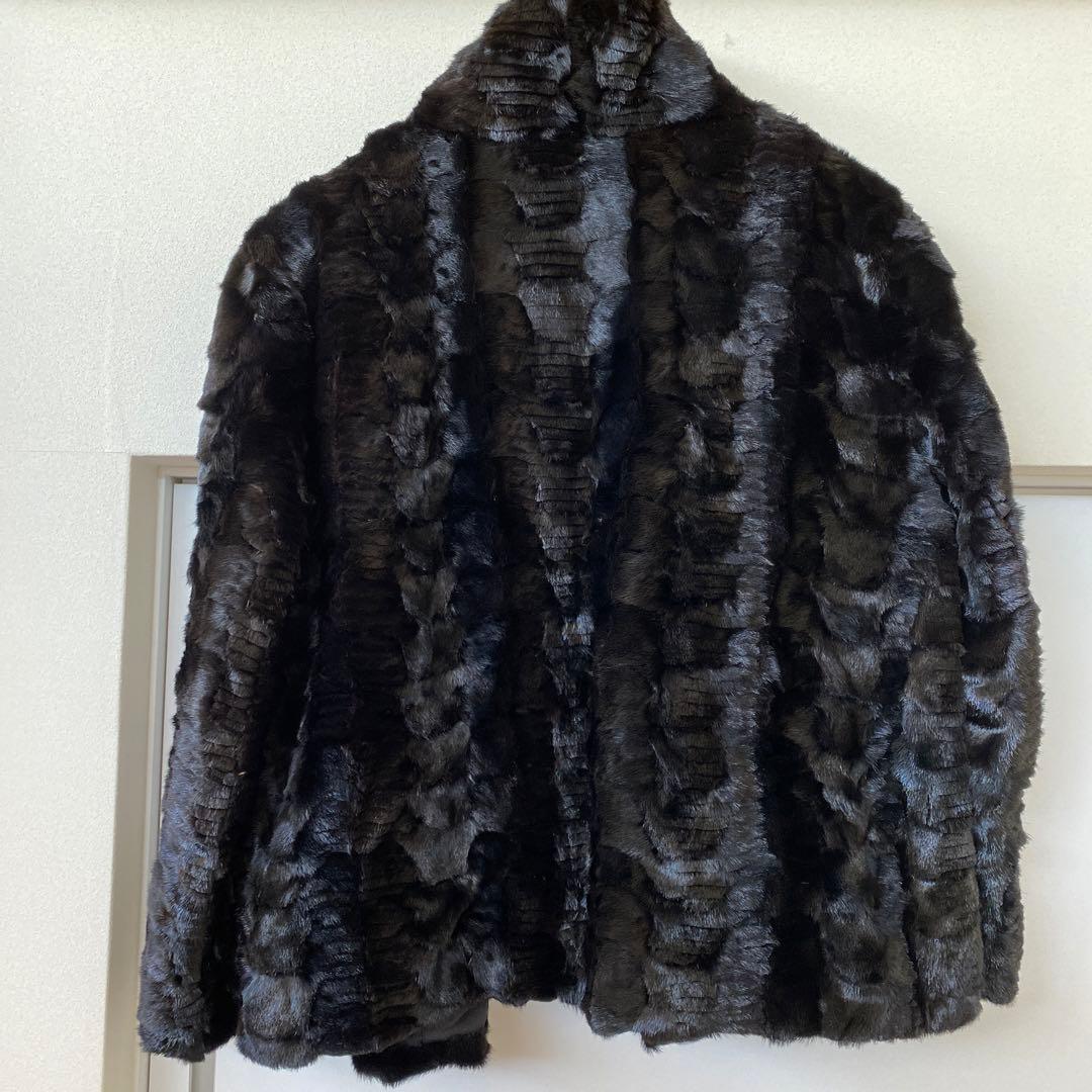 Max Mara/フェイクファーショートコート